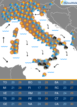 Martedi 15 Settembre Previsioni Meteo Martedi 15 Settembre