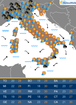 Mercoledi 16 Settembre Previsioni Meteo Mercoledi 16 Settembre