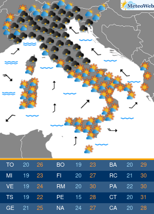 Giovedi 17 Settembre Previsioni Meteo Giovedi 17 Settembre