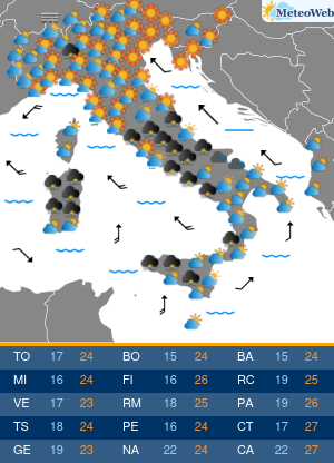 Previsioni Meteo Martedi 6 Ottobre