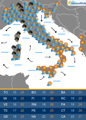 Lunedi 5 Ottobre Previsioni Meteo Lunedi 5 Ottobre