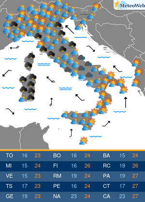 Martedi 6 Ottobre Previsioni Meteo Martedi 6 Ottobre