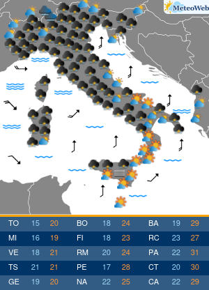 Giovedi 8 Ottobre Previsioni Meteo Giovedi 8 Ottobre