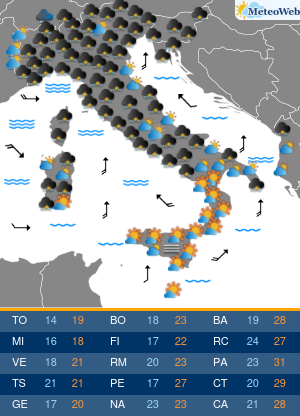 Giovedi 8 Ottobre Previsioni Meteo Giovedi 8 Ottobre