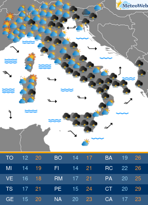 Venerdi 9 Ottobre Previsioni Meteo Venerdi 9 Ottobre