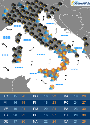 Giovedi 8 Ottobre Previsioni Meteo Giovedi 8 Ottobre