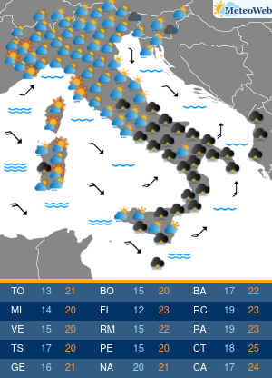 Sabato 10 Ottobre Previsioni Meteo Sabato 10 Ottobre