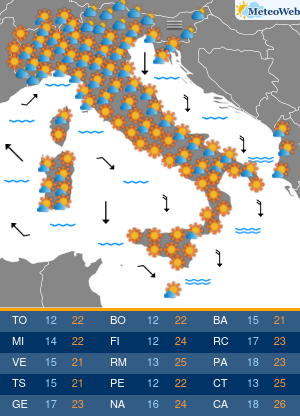 Giovedi 15 Ottobre Previsioni Meteo Giovedi 15 Ottobre