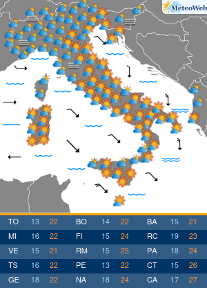Venerdi 16 Ottobre Previsioni Meteo Venerdi 16 Ottobre