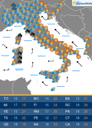 Domenica 18 Ottobre Previsioni Meteo Domenica 18 Ottobre