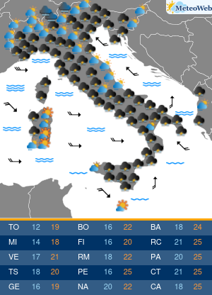 Mercoledi 21 Ottobre Previsioni Meteo Mercoledi 21 Ottobre