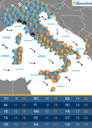 Venerdi 23 Ottobre Previsioni Meteo Venerdi 23 Ottobre