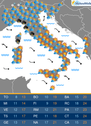 Venerdi 23 Ottobre Previsioni Meteo Venerdi 23 Ottobre
