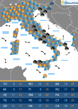 Sabato 24 Ottobre Previsioni Meteo Sabato 24 Ottobre