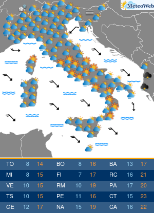 Domenica 25 Ottobre Previsioni Meteo Domenica 25 Ottobre