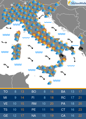 Domenica 25 Ottobre Previsioni Meteo Domenica 25 Ottobre