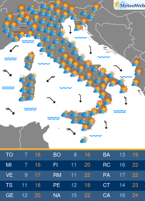 Lunedi 26 Ottobre Previsioni Meteo Lunedi 26 Ottobre