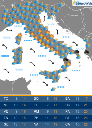 Domenica 25 Ottobre Previsioni Meteo Domenica 25 Ottobre