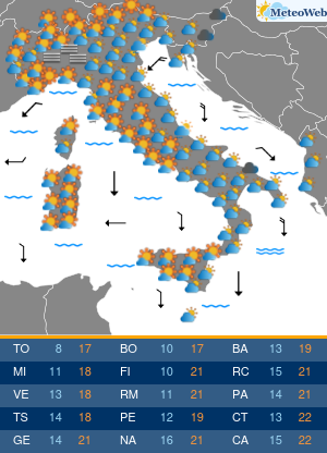 Giovedi 29 Ottobre Previsioni Meteo Giovedi 29 Ottobre