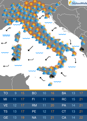 Venerdi 30 Ottobre Previsioni Meteo Venerdi 30 Ottobre