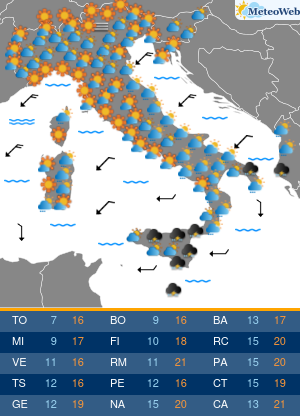Sabato 31 Ottobre Previsioni Meteo Sabato 31 Ottobre