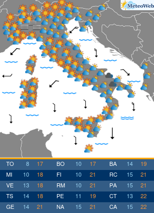Giovedi 29 Ottobre Previsioni Meteo Giovedi 29 Ottobre