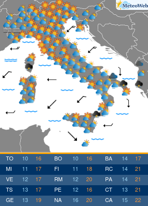 Venerdi 30 Ottobre Previsioni Meteo Venerdi 30 Ottobre