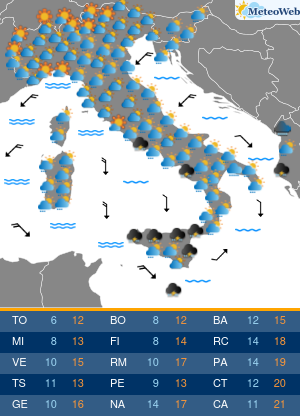 Domenica 1 Novembre Previsioni Meteo Domenica 1 Novembre