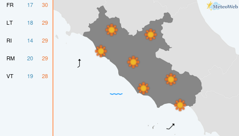 Previsioni Meteo Domenica 14 Giugno