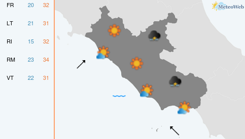 Previsioni Meteo Martedì 7 Luglio