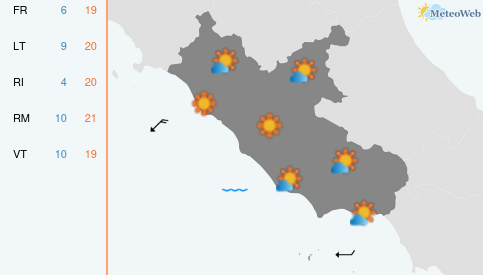 Previsioni Meteo Giovedì 29 Ottobre