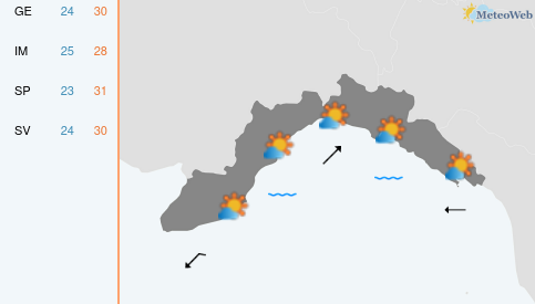 Previsioni Meteo Martedì 18 Agosto