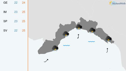 Previsioni Meteo Mercoledì 9 Settembre