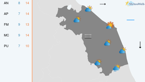 Previsioni Meteo Domenica 8 Marzo