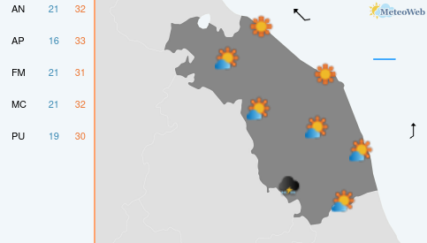 Previsioni Meteo Martedì 7 Luglio
