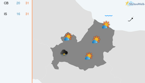Previsioni Meteo Mercoledì 8 Luglio