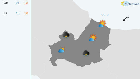 Previsioni Meteo Giovedì 9 Luglio