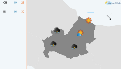 Previsioni Meteo Martedì 7 Luglio