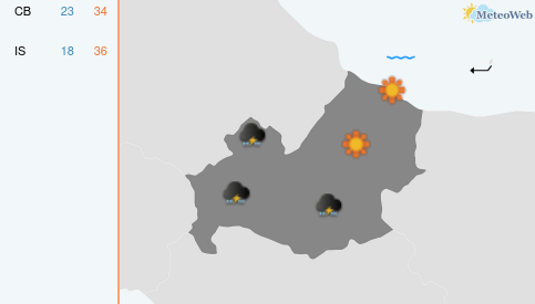 Previsioni Meteo Martedì 4 Agosto