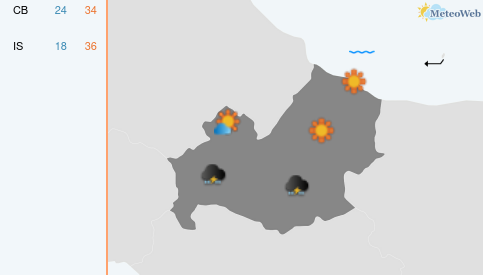 Previsioni Meteo Domenica 2 Agosto