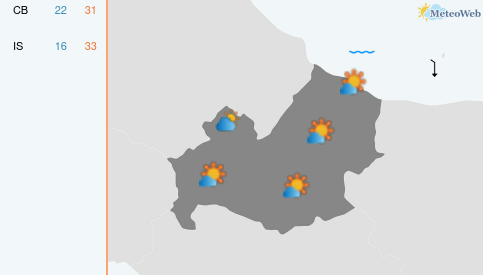 Previsioni Meteo Domenica 23 Agosto