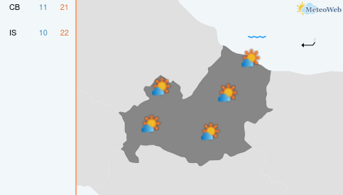Previsioni Meteo Martedì 20 Ottobre