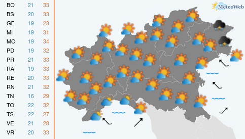 Domenica 14 Giugno Previsioni Meteo Domenica 14 Giugno