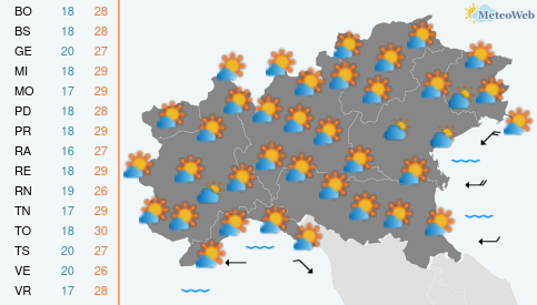 Lunedi 21 Settembre Previsioni Meteo Lunedi 21 Settembre