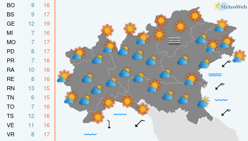 Sabato 31 Ottobre Previsioni Meteo Sabato 31 Ottobre