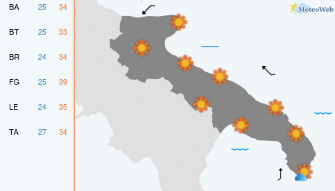 Previsioni Meteo Domenica 2 Agosto