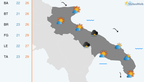 Previsioni Meteo Domenica 20 Settembre