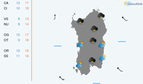 Previsioni Meteo Martedì 10 Marzo