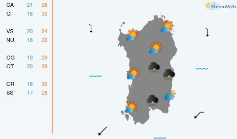 Previsioni Meteo Domenica 20 Settembre