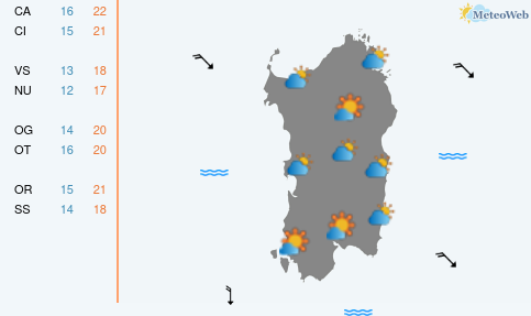 Previsioni Meteo Sabato 24 Ottobre
